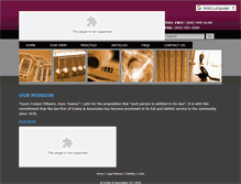 Tablet Screenshot of eckleylaw.com